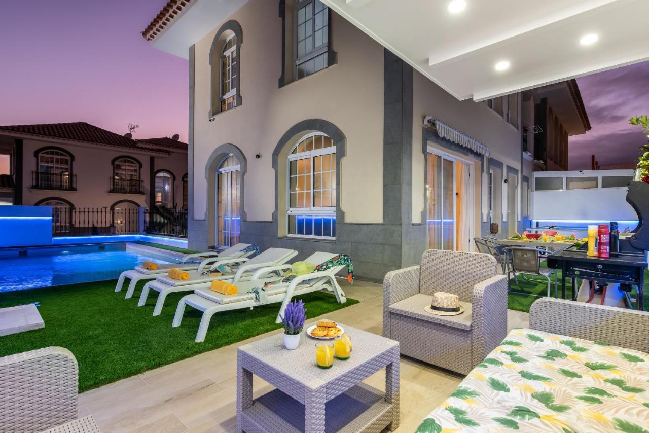 Luxury Holiday Villa Heated Pool Costa Adeje  Exterior photo